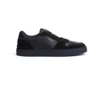 Svart Skinn Sneakers Aw24