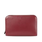 Pre-owned Leather pouches