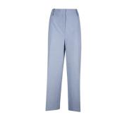 Powder Blue Cropped Bukser