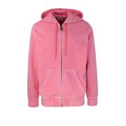 Rosa Hooded Duster Script Jacket