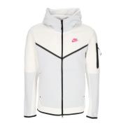 Tech Fleece Glidelås Hettegenser Summit White