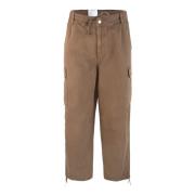 Cargo Bukser Brun Wide Leg