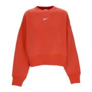 Bluza Cropped z Okraglym Dekoltem Phoenix Fleece