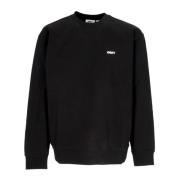 Svart Lett Crewneck Sweatshirt Bold Box Fit