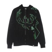 Milwaukee Bucks Lettvekts Zip Hoodie