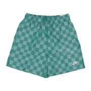 Flow Checkers Shorts Malakitt/Hvit