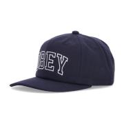 Klassisk Marineblå Snapback Lue