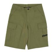 Militærgrønn Cargo Shorts