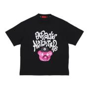 Svart Paradise Tee Crew Neck T-skjorte