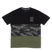 Camo seksjon tee svart/oliven