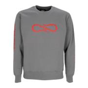 Grå Crewneck Sweatshirt med Snake Logo