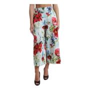 Blomstertrykk Wide-Leg Culottes