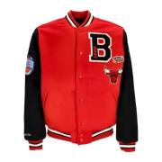 Chicago Bulls Varsity Jacket Rød/Svart