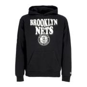 NBA Script Oversize Hoodie Svart/Hvit