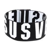 Svart Logo Choker Halskjede