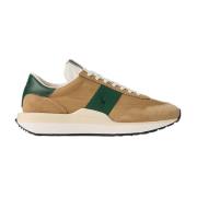 Beige Sporty Skinn Sneakers