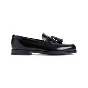 Svart Loafer Sko Elegant Stil