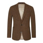 Brun Tweed Patch Blazer Dresser