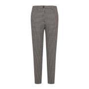 Slim Fit Ankelen Jacquard Stretch Bukser