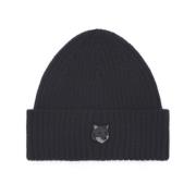 Svart Ull Logo Front Hat