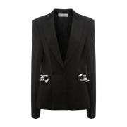 Svart Kjede Link Blazer