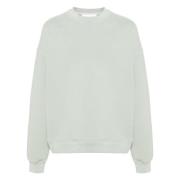 Brodert Grå Sweatshirt Casual Stil