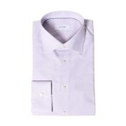 Lys Lilla Slim-Fit Oxford Skjorte