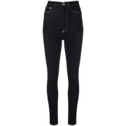 Blå Skinny High Waist Jegging