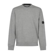 Diagonal Raised Fleece Crew Neck Sweater