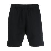 Casual Svarte Bomullsshorts