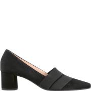 Elegant Semsket Blokkhæl Pumps