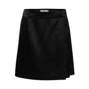 Sort Moss Copenhagen Mschmalvina Ulla Wrap Skirt Skjørt