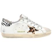 Zebra Leopard Superstar Sneakers