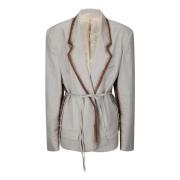 Skygge Korsett Ull Blazer