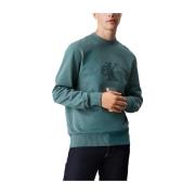 Chenille Sweatshirt med Brodert Logo