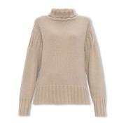 Cashmere høyhalset genser