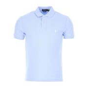 Blå Polo Ralph Lauren Short Sleeve Knit Pique