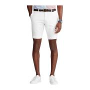 Hvit Polo Ralph Lauren Slfhdns-Flat-Short Shorts