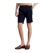 Mørkeblå Polo Ralph Lauren Flat Short Shorts