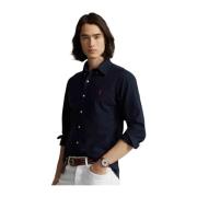 Navy Polo Ralph Lauren Cu Bd Ppc Sp-Long Sleeve-Sport Shirt Skjorte