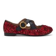 Tweed Paillettes Ballerina