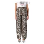 Leopard Denim Starry Jeans