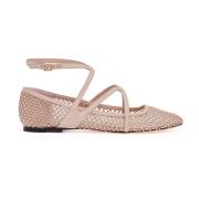 Krystallnett Mesh Ballerina Flats