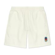 Shorts med logo-patch