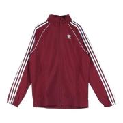 Collegiate Burgundy Windbreaker Jacket