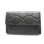 Pre-owned Leather wallets