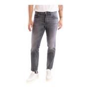 Klassisk Slim Fit Bomull Herre Jeans