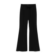 High Waisted Black Rose Pants