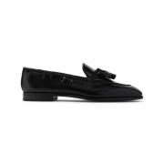 Klassiske svarte loafers