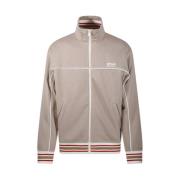 Teknisk Poly Track Jacket i Blek Khaki